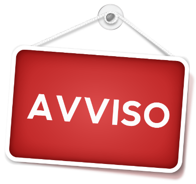 Cartello avviso